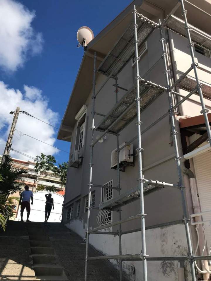 Travaux en hauteur toiture Martinique
